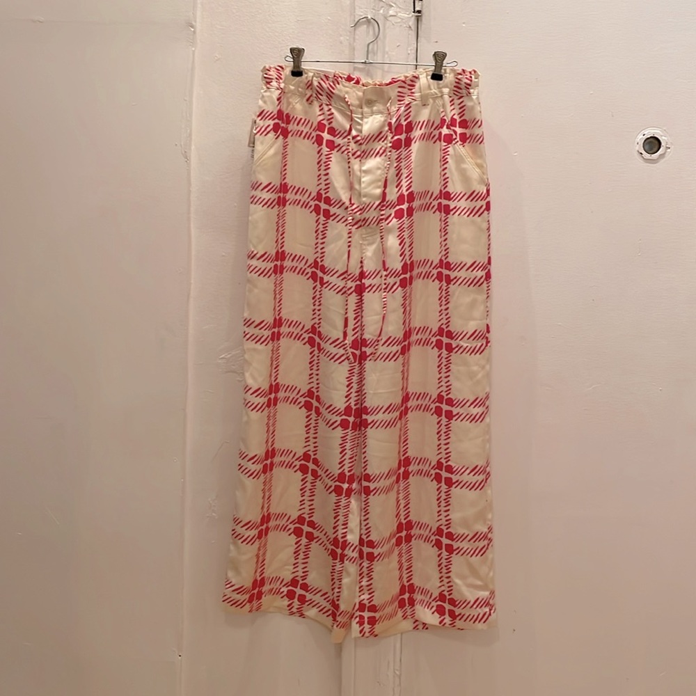Marni for Uniqlo plaid print pants